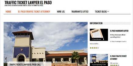 El Paso Traffic Ticket Firm, Robert Navar